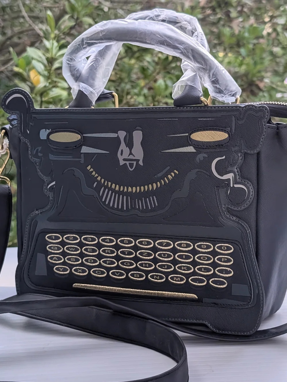 *NWT* Loungefly "Wednesday" Black Typewriter Handbag - Picture 6 of 16